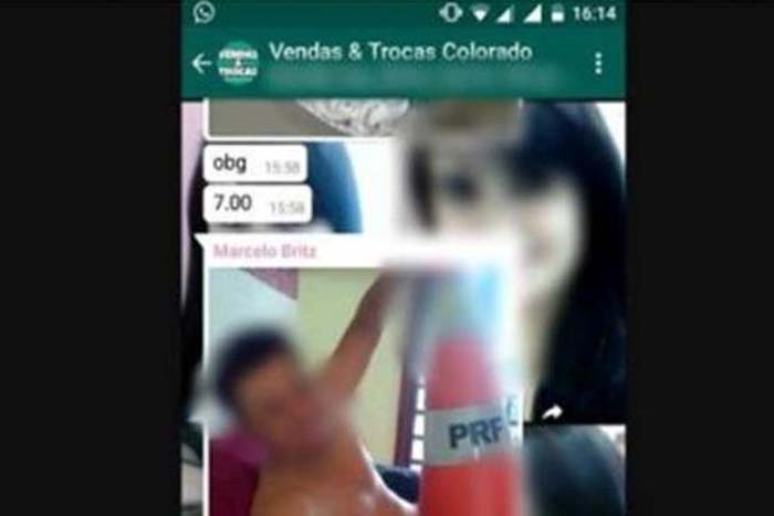 Homem furta cones de sinalização da PRF e acaba preso