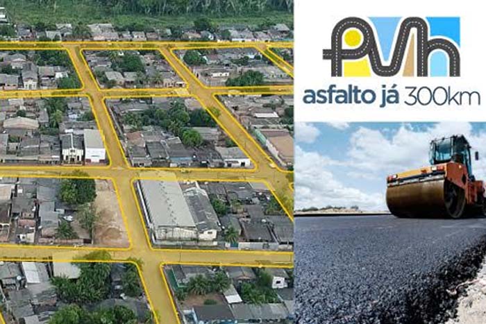 Saiba tudo sobre o maior programa de asfaltamento de Porto Velho