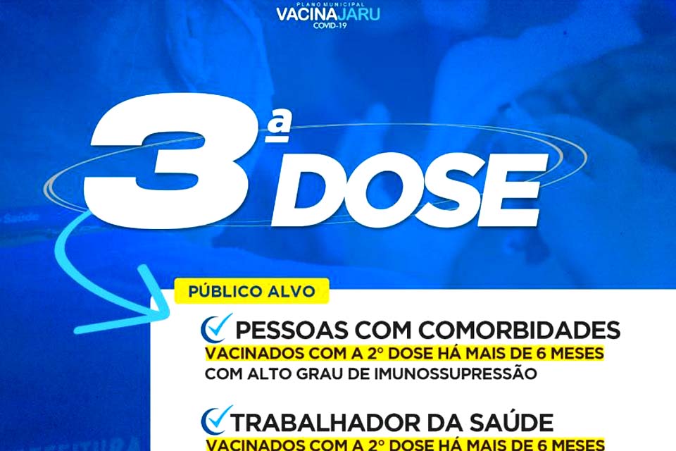 Vacinação contra a Covid-19 com D3 acontce nesta terça (28); veja quem pode ser imunizado