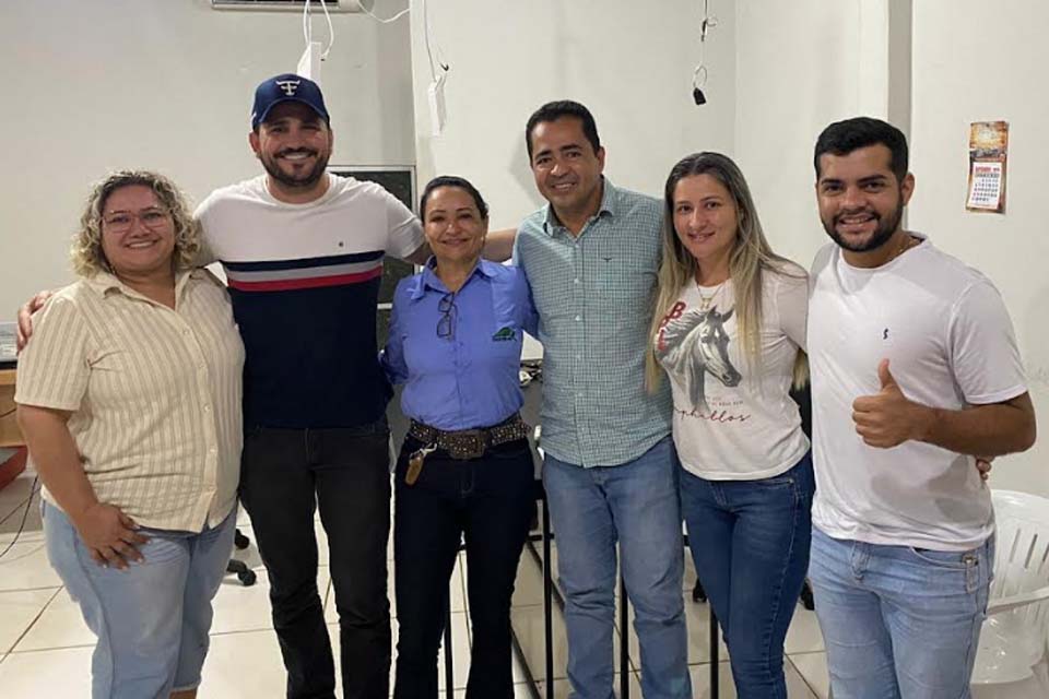 Deputado Jean Mendonça se reúne com prefeito eleito e lideranças em Presidente Médici