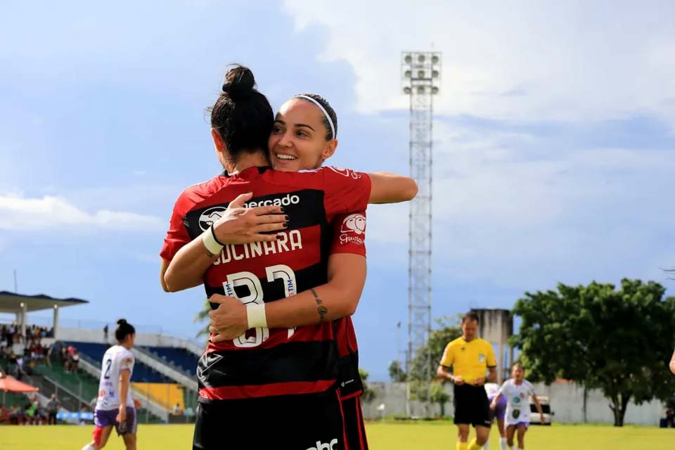 Flamengo vence por 2 a 0 o Real Ariquemes pelo Brasileirão Feminino