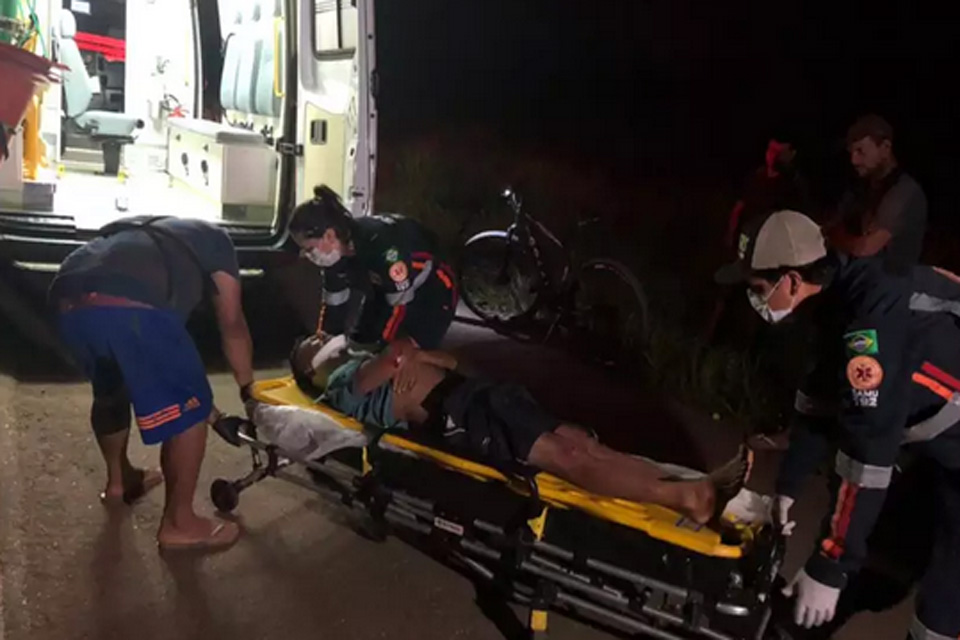 Ciclista é atropelado na BR-364 próximo a estrada do Teotônio em Porto Velho