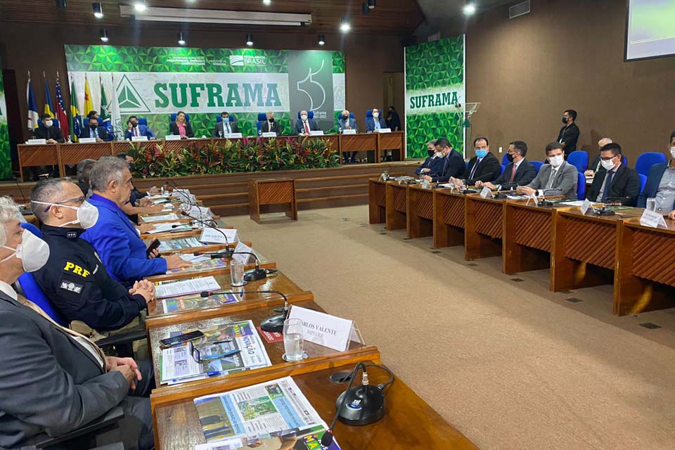 Porto Velho marca presença na cerimônia de comemoração aos 55 anos da Suframa