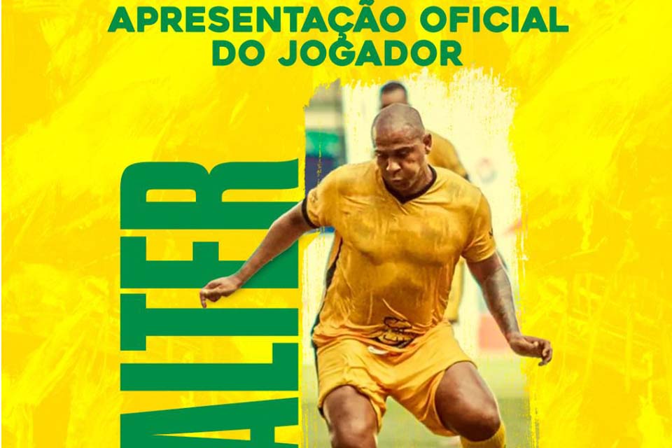 Esporte Clube Rolim de Moura apresenta novo jogador Walter