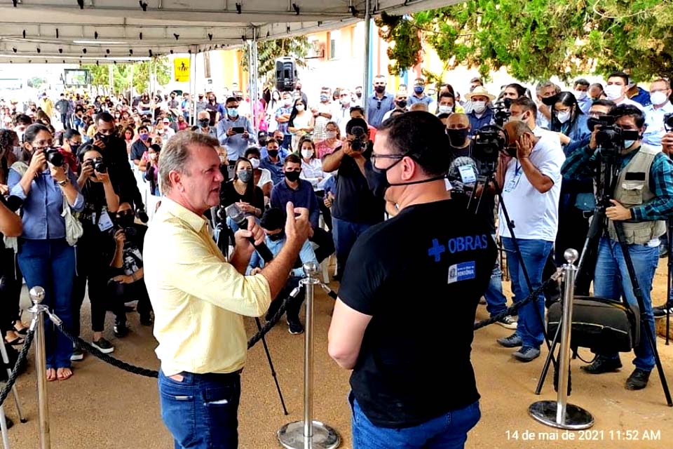 Luizinho Goebel participa do lançamento do projeto Tchau Poeira e destaca ações que beneficiarão Vilhena