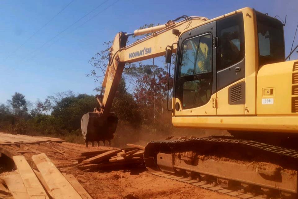 Departamento de Estradas e Rodagem recupera trecho da Rondovia 485