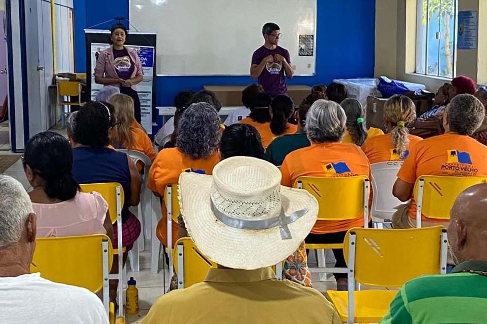 Centro de Convivência do Idoso tem palestra sobre o combate à violência contra a pessoa Idosa