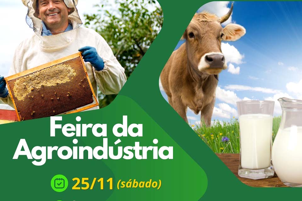 Secretaria de Agricultura de Rolim de Moura anuncia feira da agroindústria para o próximo sábado