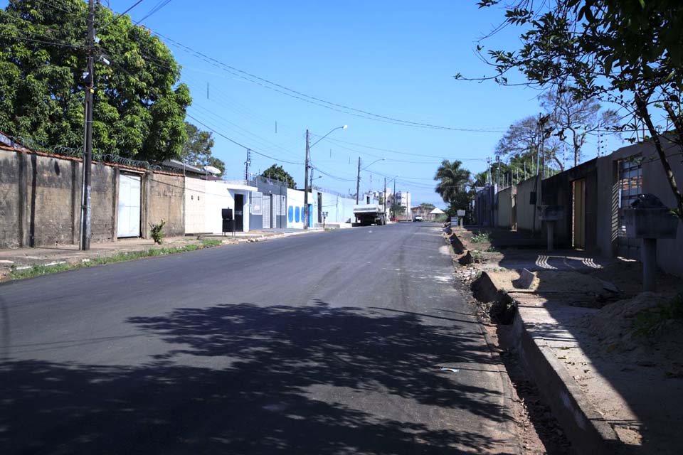 Porto Velho: Obras de pavimentação são concluídas em ruas do bairro Floresta e Nova Floresta