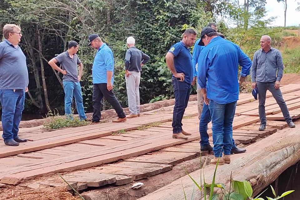 Investimento do deputado Ezequiel Neiva garante a eliminação de mais quatro pontes de madeira em Vale do Anari