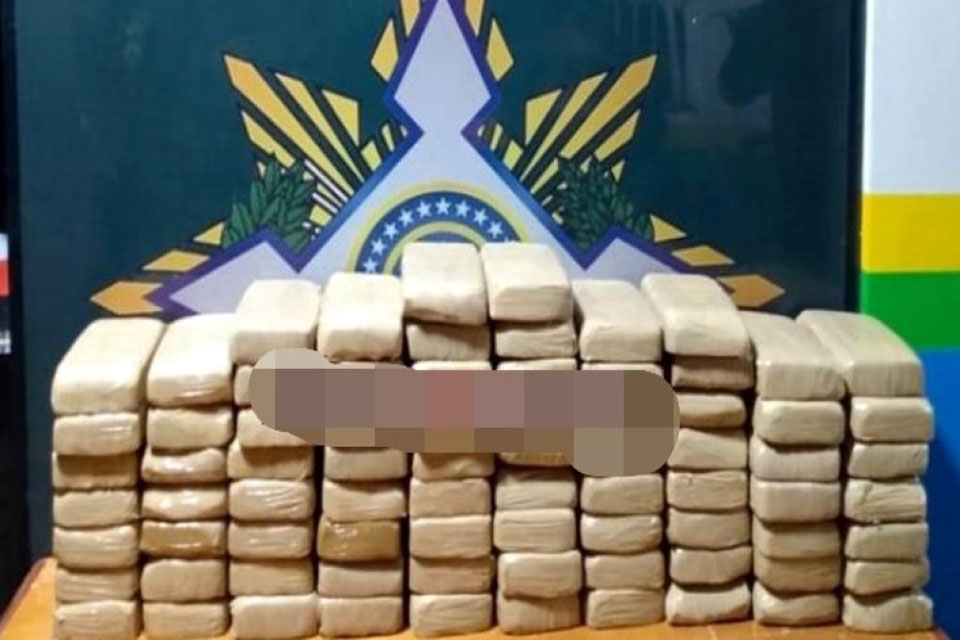 Polícia Militar de Rolim de Moura apreende 96 kg de pasta base de cocaína