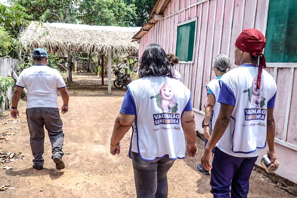 Busca ativa é intensificada para aumentar cobertura vacinal em todo Estado de Rondônia