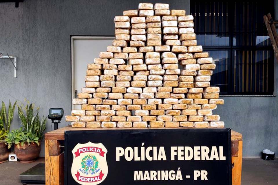 PF apreende 154 kg de crack em caminhão que teria saído de Ponta Porã