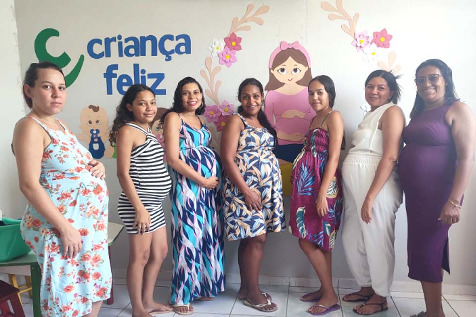 Gestantes do Programa Criança Feliz no município de Pimenteiras recebem Kits Maternidade