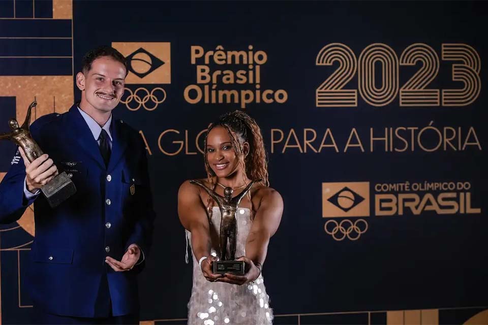 Prêmio Brasil Olímpico coroa Rebeca Andrade e Marcus D'Almeida