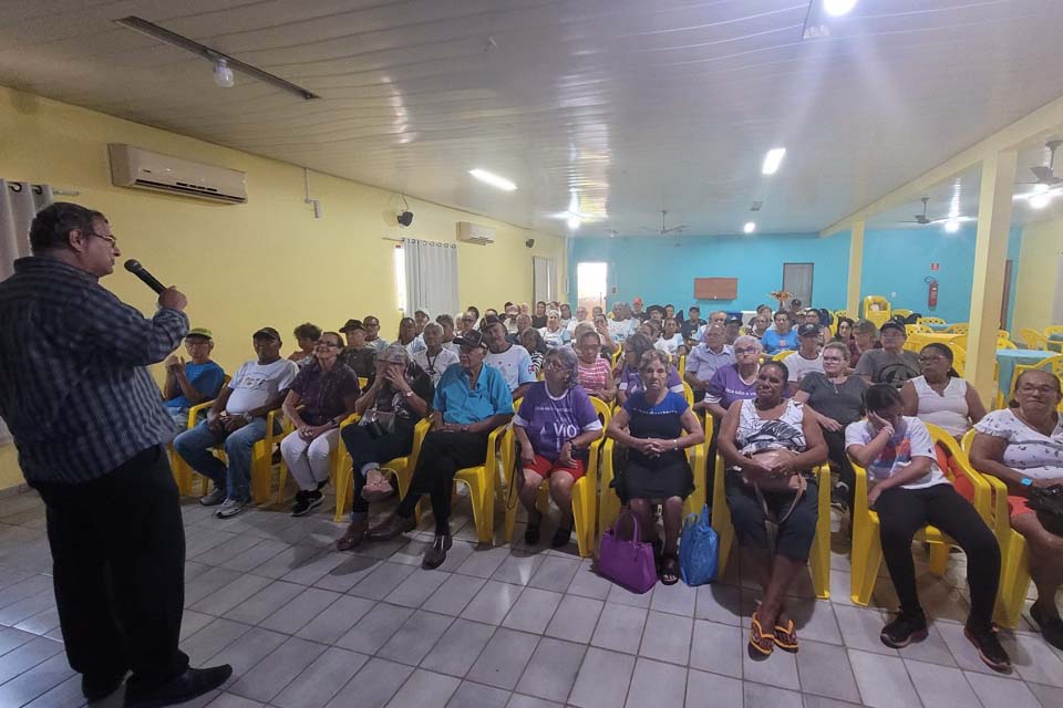 Secretaria Municipal de Assistência Social de Ji-Paraná desenvolve o SCFV com acolhidos do Lar do Idoso Aurélio Bernardi