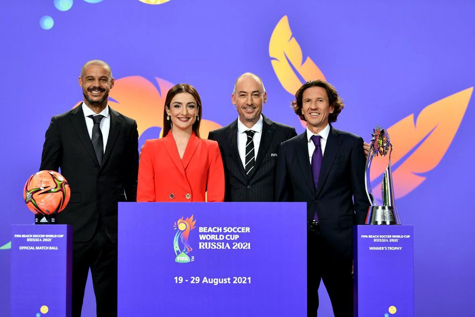 Sorteio define grupos da Copa do Mundo de Beach Soccer de 2021