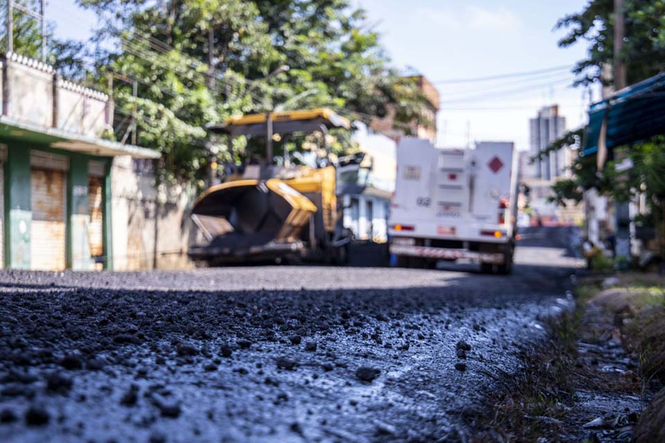 Recapeamento chega a mais de 35 quilômetros de ruas de Porto Velho em pelo menos 12 bairros