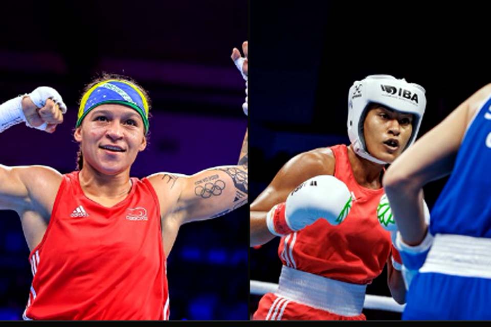 Bia Ferreira e Bárbara Santos avançam às semifinais do Mundial de Boxe