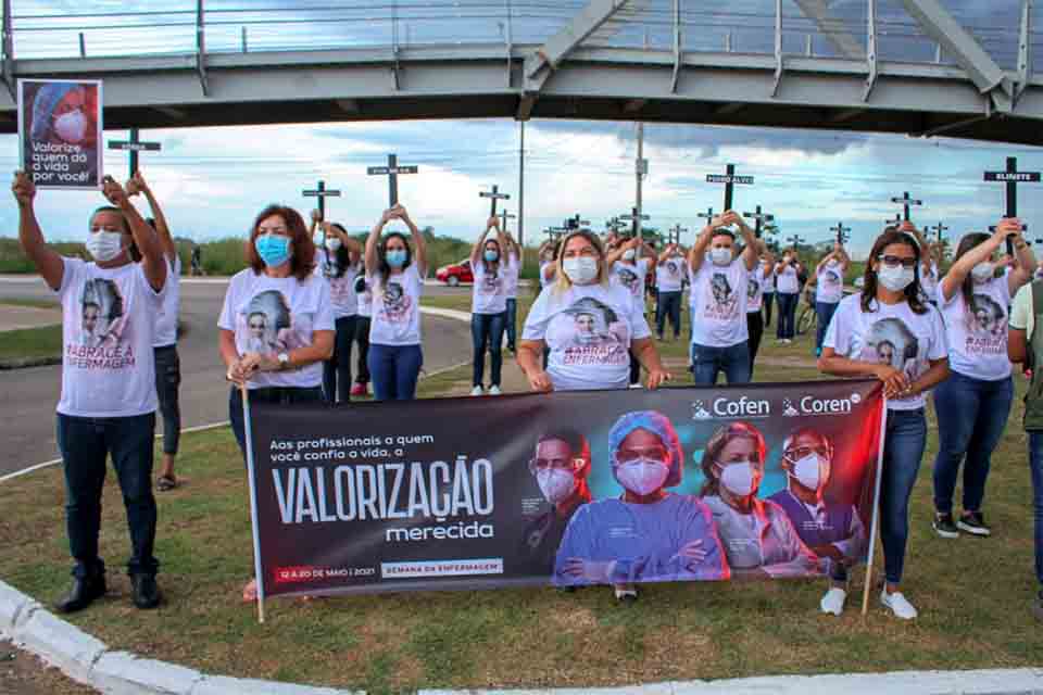 Coren-RO homenageia profissionais da Enfermagem falecidos por Covid-19 durante a pandemia em Rondônia