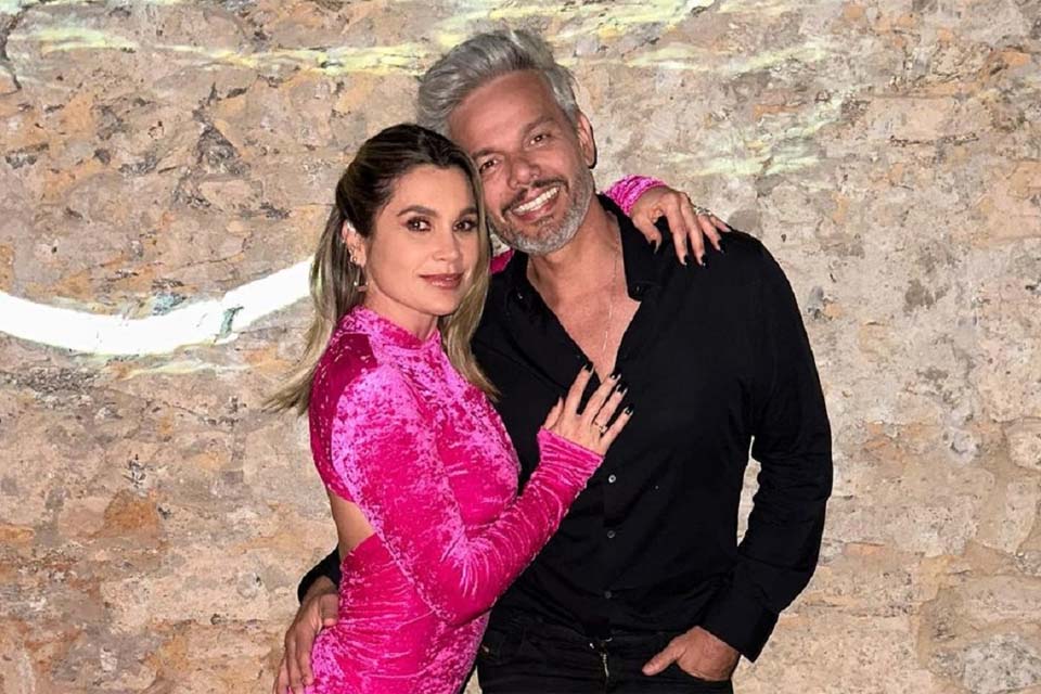 Otaviano Costa comenta casamento de 17 anos com Flávia Alessandra: 'Ainda sobra fogo'