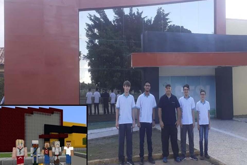 SESI Vilhena cria escola virtual através do Minecraft