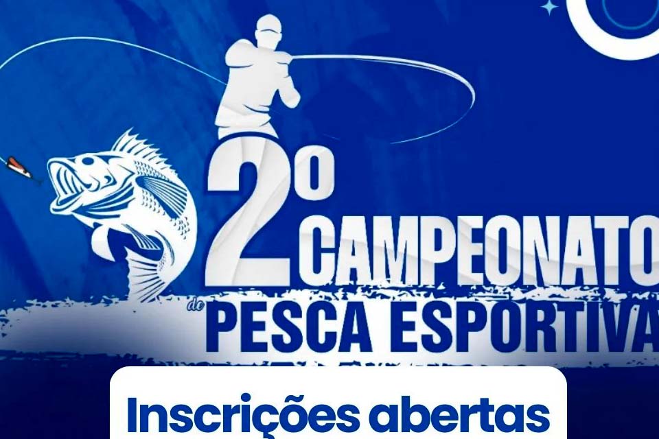 FUNCET abriu inscrições para o 2º Campeonato de Pesca Esportiva de Ariquemes