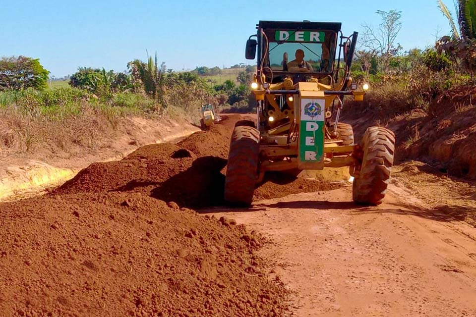 DER executa obra em 60 quilômetros da Linha 101 e garante acesso a União Bandeirantes, em Porto Velho