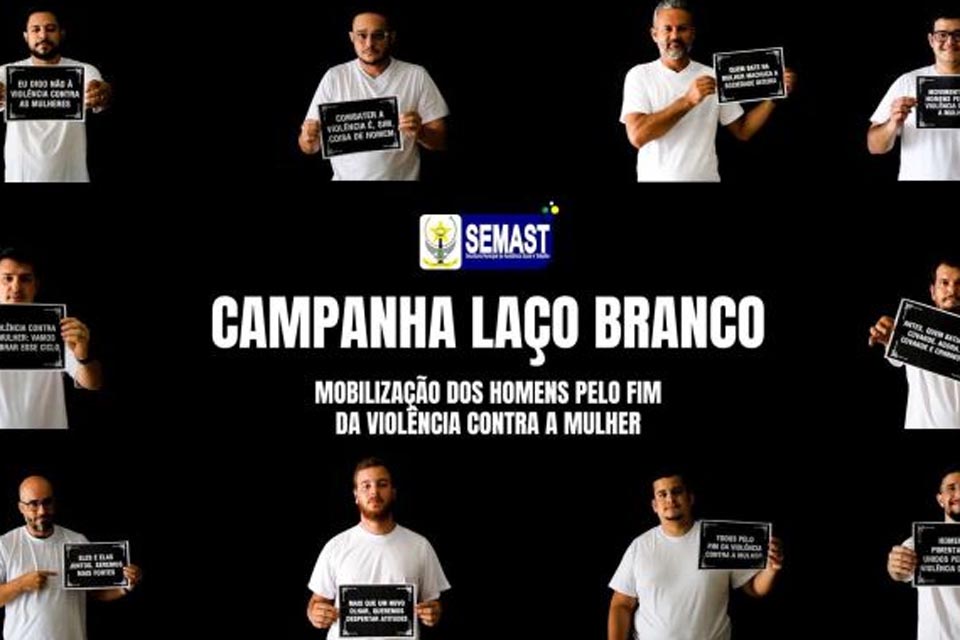 Campanha Laço Branco: Mobilização dos homens pelo fim da violência contra a mulher