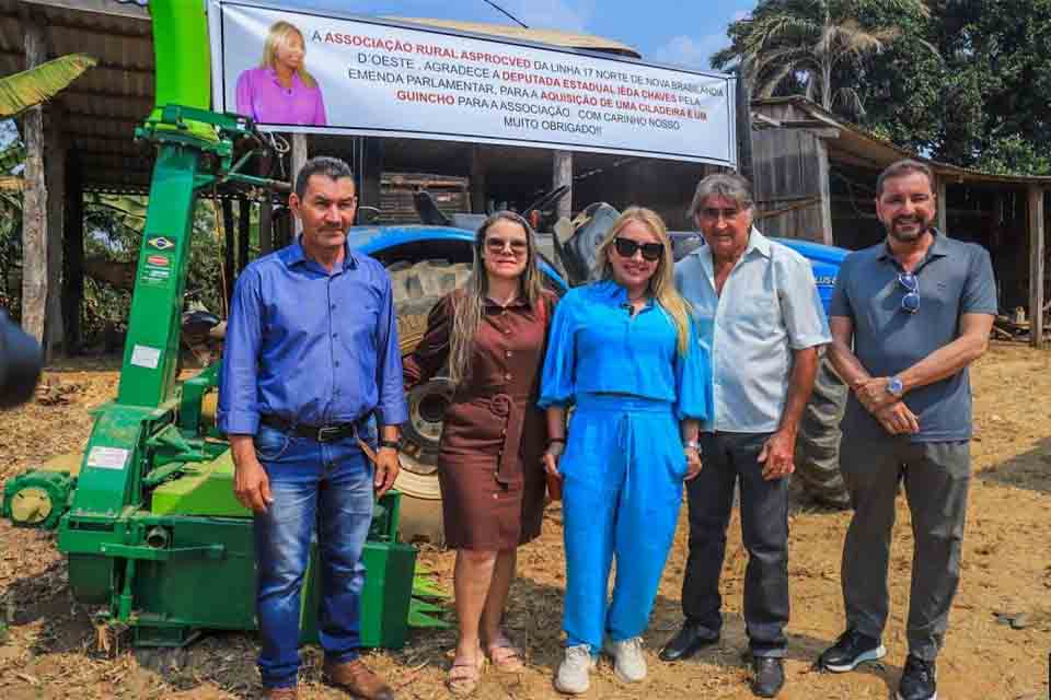 Ieda Chaves destina emenda para fortalecer a agricultura em Nova Brasilândia do Oeste