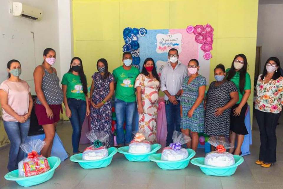 GestanteS são contempladas com kits enxovais do Programa Mamãe Cheguei