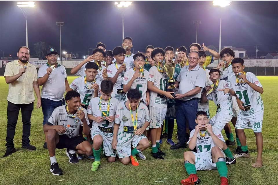 Rolim de Moura é campeão do Campeonato Rondoniense Sub-15