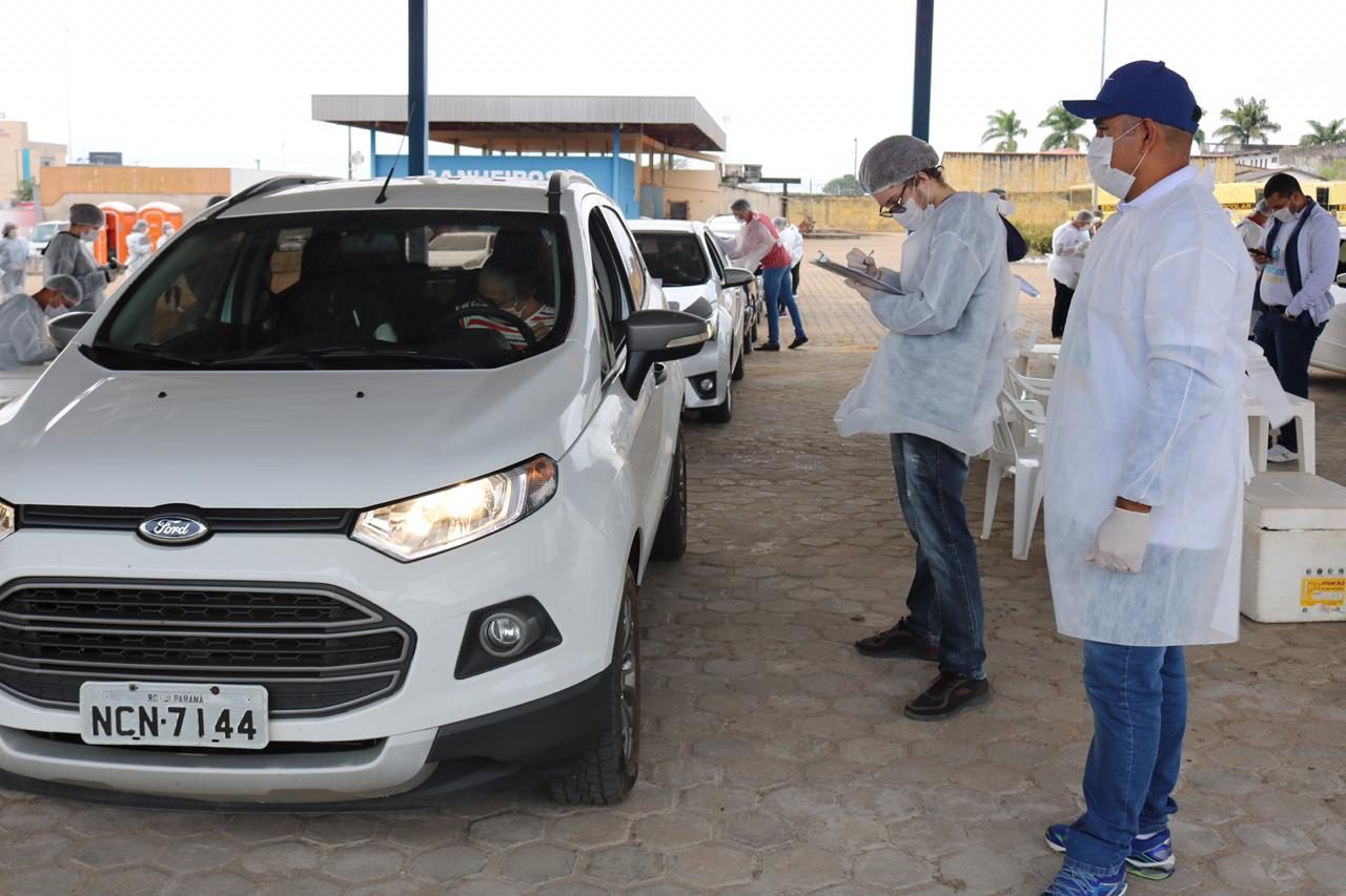 No município, Drive-thru de testagem rápida para Covid-19 acontece nesta quarta-feira, 7