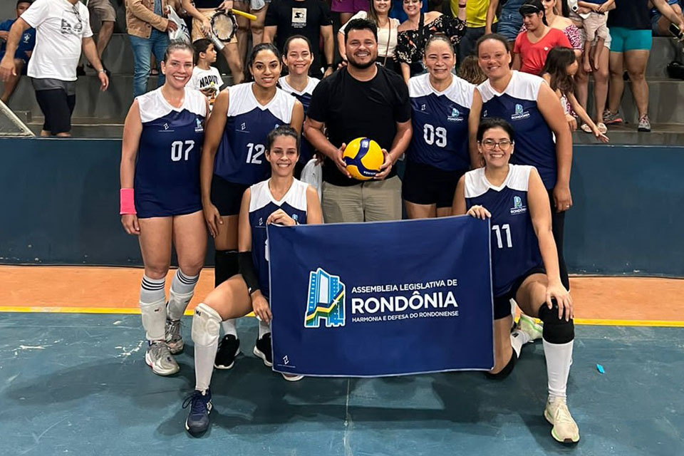 Time de vôlei da Assembleia Legislativa é vice-campeão dos jogos dos servidores públicos de Rondônia