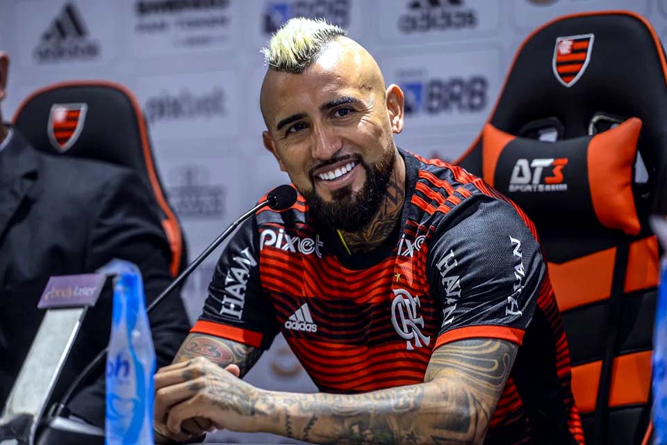 Com contrato até o fim de 2023 com Flamengo, Vidal tem ano mais ativo desde 2018/2019