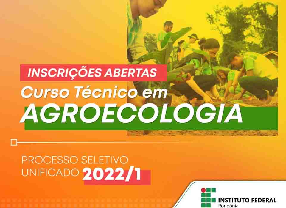 Curso Técnico de Agroecologia Integrado ao Ensino Médio é uma das opções no IFRO Campus Cacoal