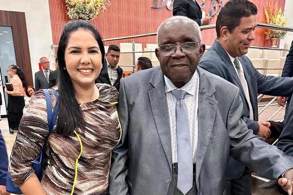 Deputada Federal Cristiane Lopes lamenta falecimento do pastor Joel Holder da Igreja Assembleia de Deus Missão de Porto Velho