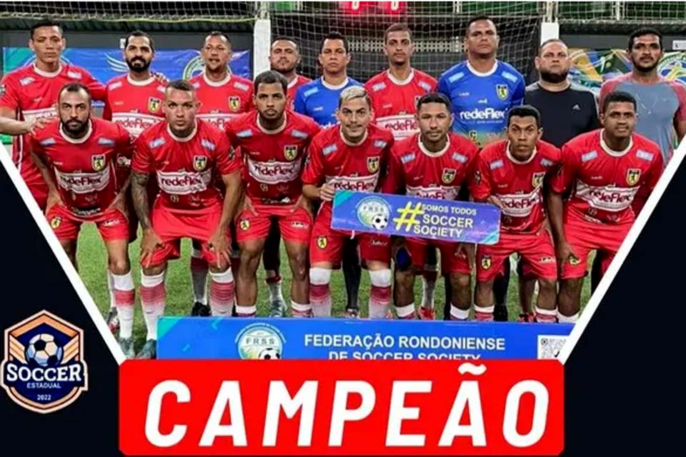 Solimões é campeão do Rondoniense de Soccer Society por 2 a 1