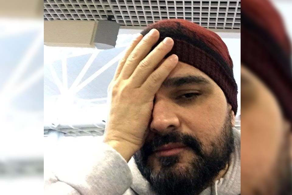 Luciano Camargo fica preso em aeroporto após confusão em voo