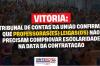 SINTERO:Tribunal de Contas da União confirma que professoras(es) leigas(os) não precisam comprovar escolaridade na data da contratação