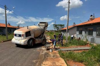 Semod inicia a construção dos acessos das casas do Residencial Esperança