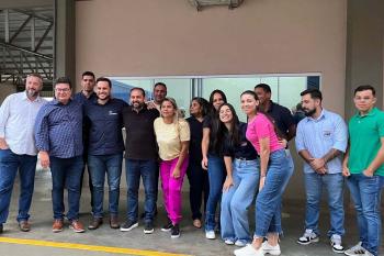 Laerte Gomes e Affonso Cândido acompanham primeiro dia de abate da parceria entre Distriboi e BMG Foods em Ji-Paraná