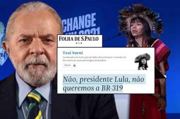 Lder indgena de Rondnia, Txai Suru critica reconstruo da BR-319 e alerta Lula em artigo