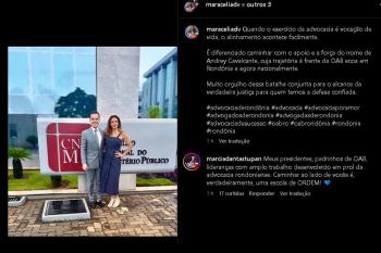 Andrey Cavalcante surge ao lado de importante membro da Chapa 11: “Muito orgulho dessa batalha conjunta para o alcance da verdadeira justiça”