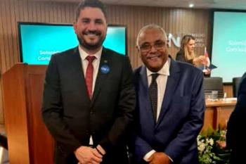 Jean Mendonça destaca posse do desembargador Gilberto Barbosa na presidência  do Colégio de Corregedores do Brasil