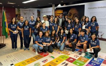 Ministério Público recepciona estudantes no Espaço MPRO + Perto de Você no Shopping da capital