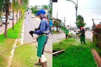 Semosp realiza ações de limpeza urbana em diversos pontos da cidade