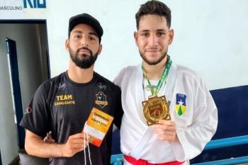 Atleta André Machado de São Miguel do Guaporé, é Campeão Brasileiro de Karatê