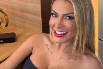 Andressa Urach surge ao lado do ex-marido em aniversário do filho após disputa judicial