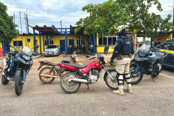 PRF recupera duas motocicletas adulteradas em Porto Velho